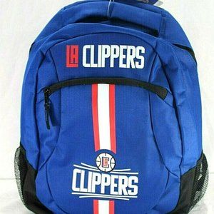 Los Angeles Clippers NBA Backpack Blue FOCO Action